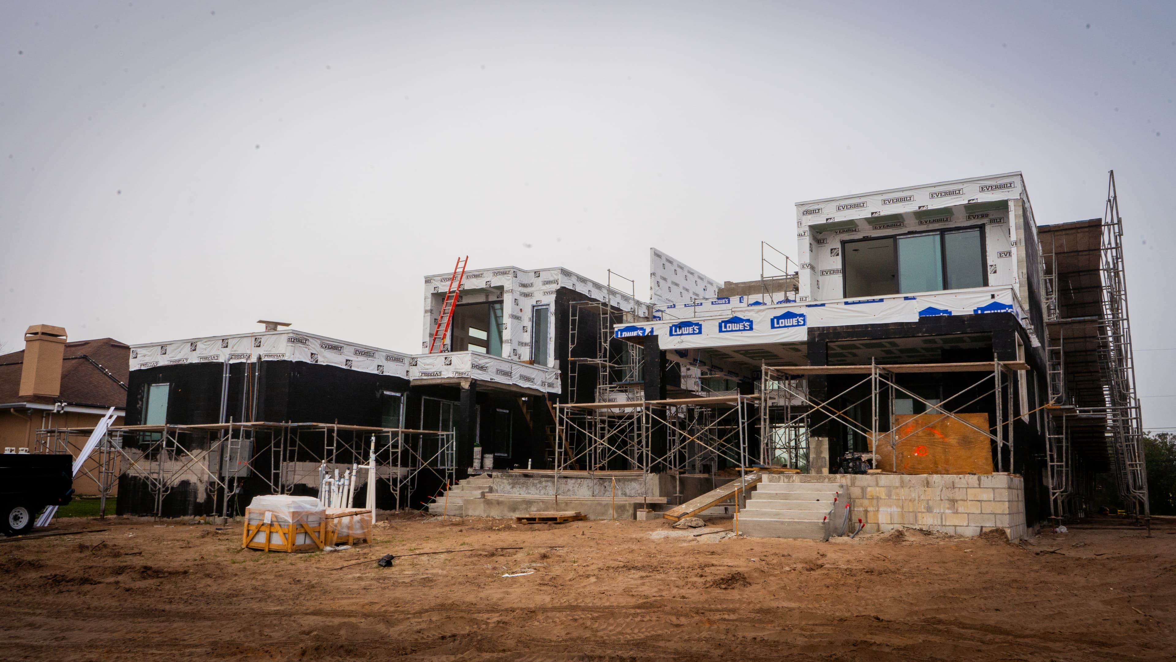 Construction project in progress