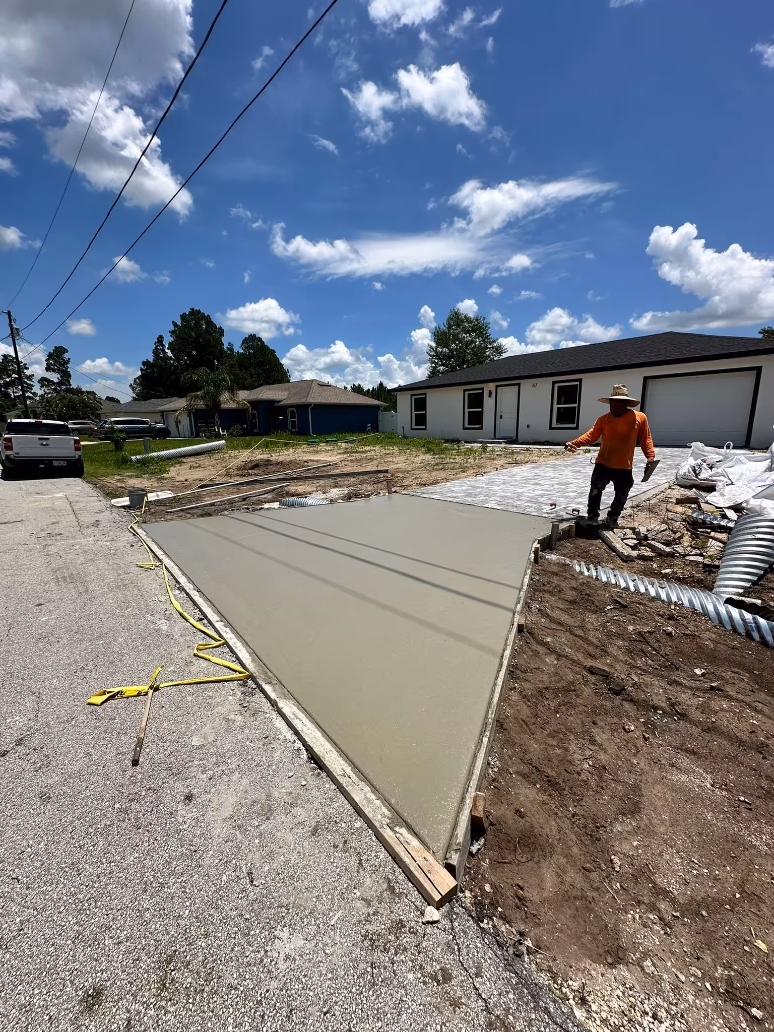 Concrete slab in Ocala FL